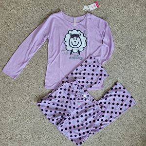 NWT Justice 2-piece set Pajamas Size 10